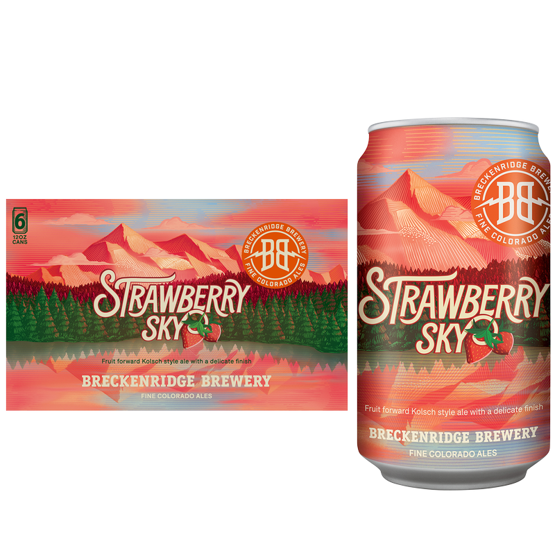 Breckenridge Strawberry Sky 6pk 12oz Can 4.5% ABV