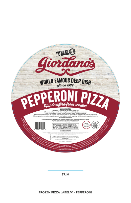 Giordano's Stuffed Deep Dish Pizza- Pepperoni 45oz