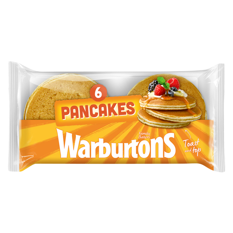 Warburtons Pancakes, 6pcs