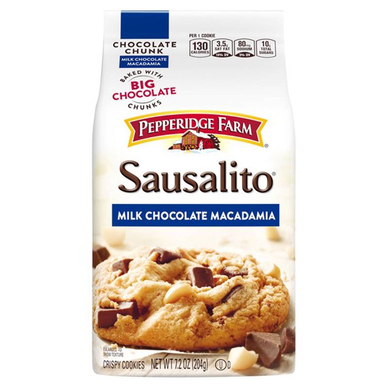 Pepperidge Farm Sausalito Milk Chocolate Macadamia Cookies 7.2oz