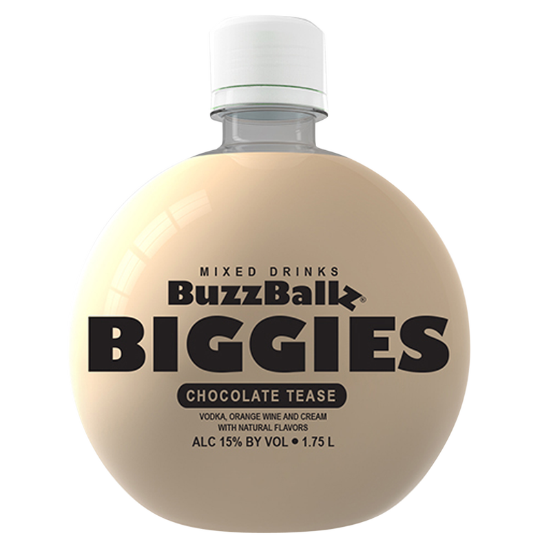 Buzzballz Biggies Chocolate Tease 1.75L 15% ABV