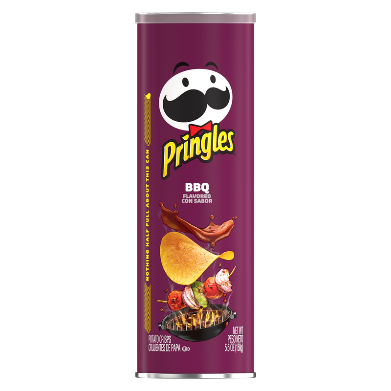 Pringles BBQ Potato Crisps Chips 5.5oz