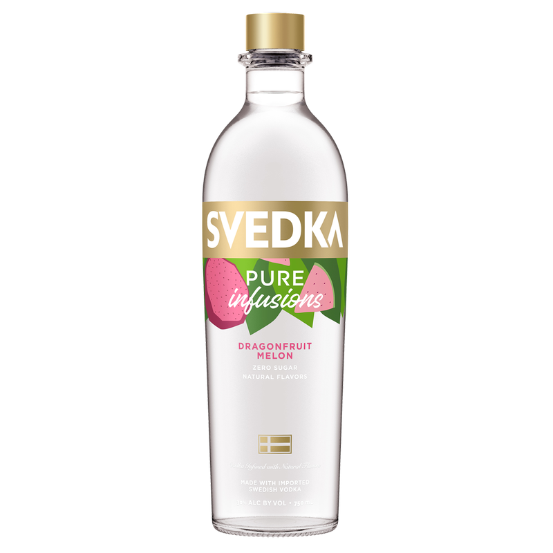 Svedka Pure Infusions Dragonfruit Melon Vodka 750ml (60 Proof)