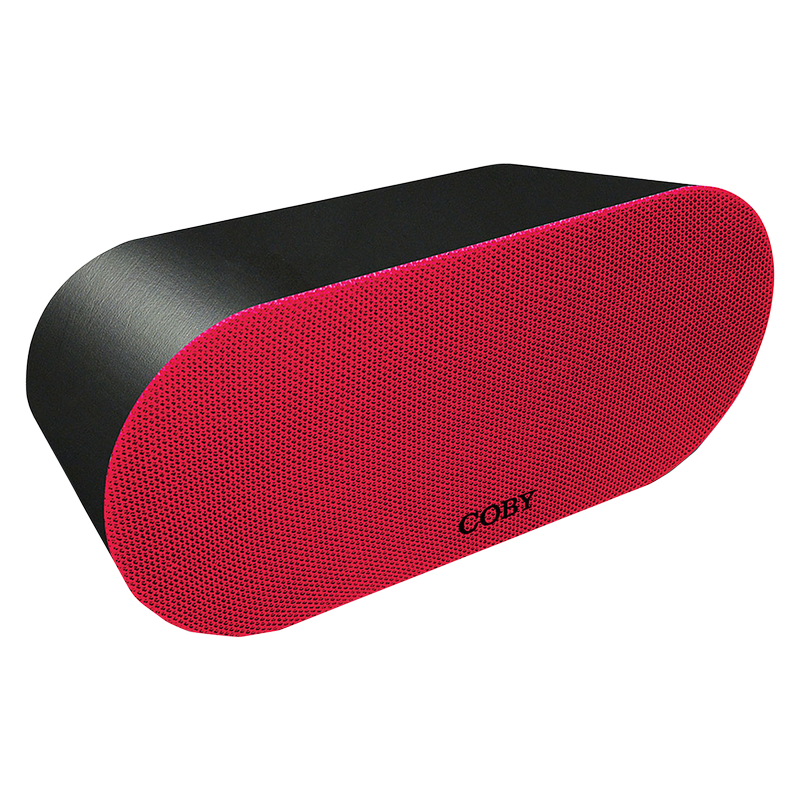 Coby Pod Box Bluetooth Speaker Red