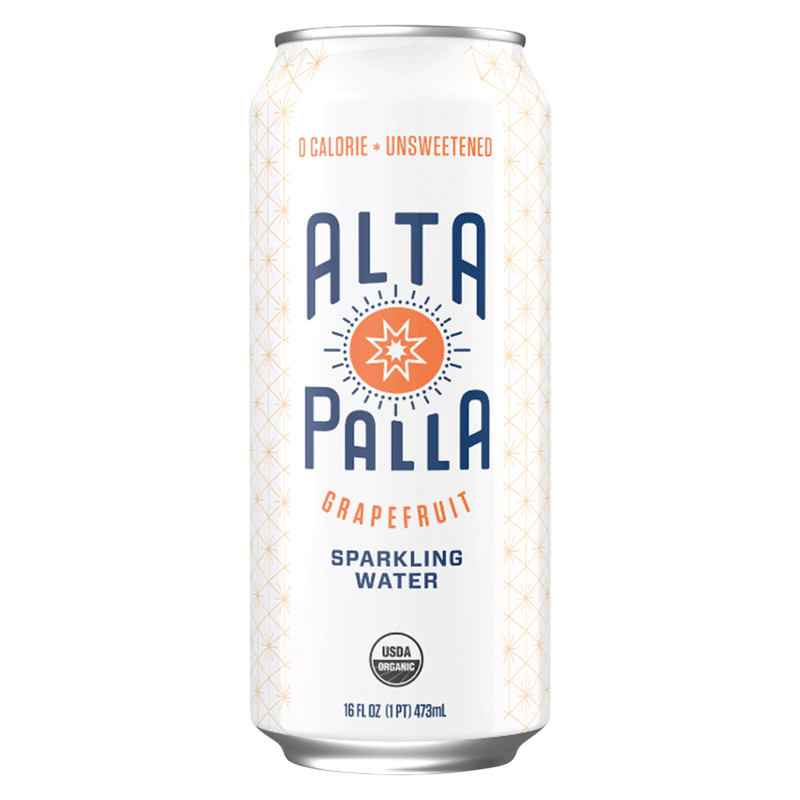 Alta Palla Grapefruit Sparkling Water 16oz Can