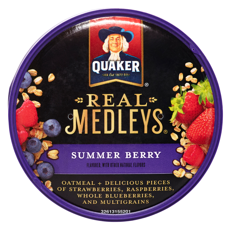 Quaker Real Medleys Berry Oatmeal 2.64oz