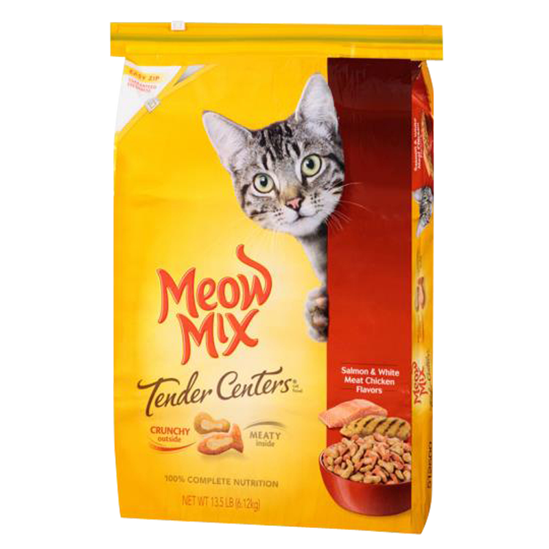 Meow Mix Tender Centers Salmon Chicken 13.5 lb
