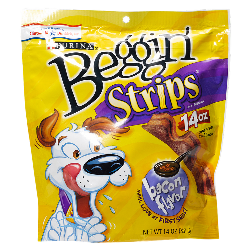 Beggin' Bacon Strips Dog Treats 14oz