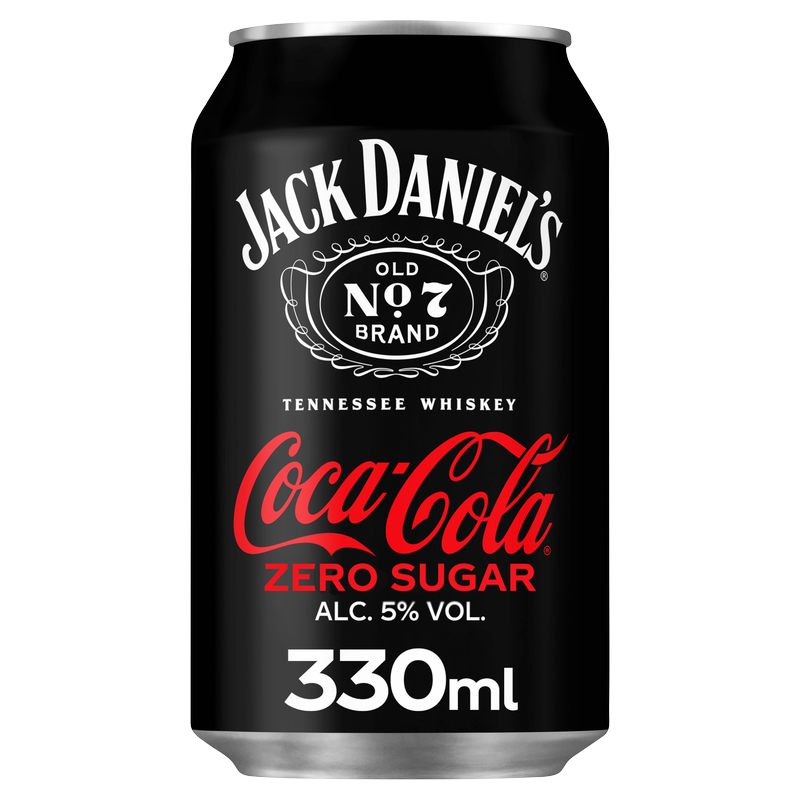 Jack Daniel's & Coca Cola Zero, 330ml