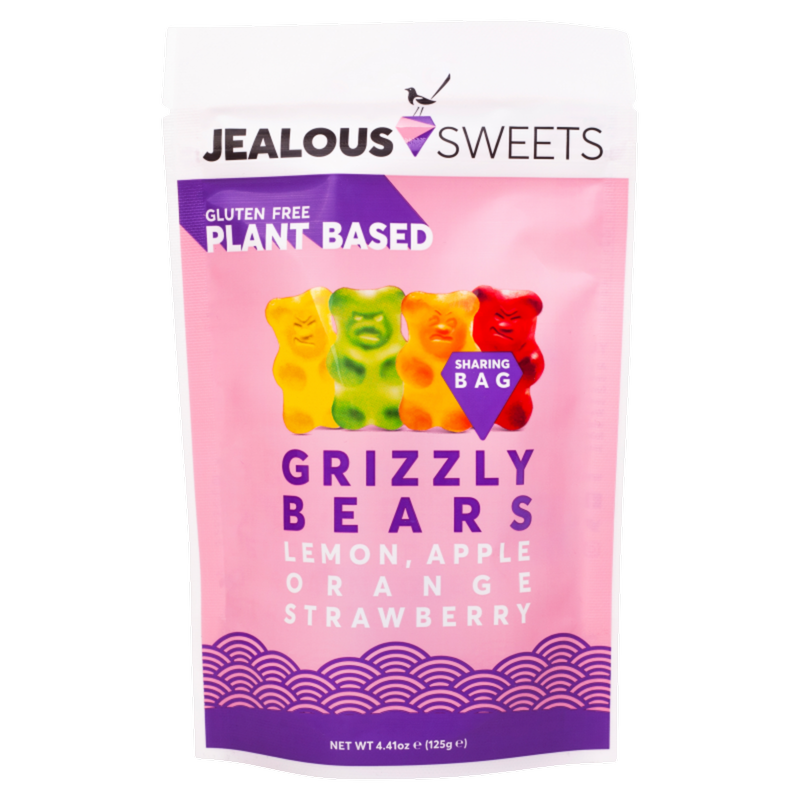 Jealous Sweets Vegan Grizzly Bears, 125g