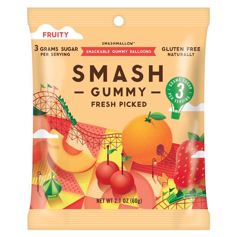 Smash Fresh Picked Fruity Gummy 2.1oz