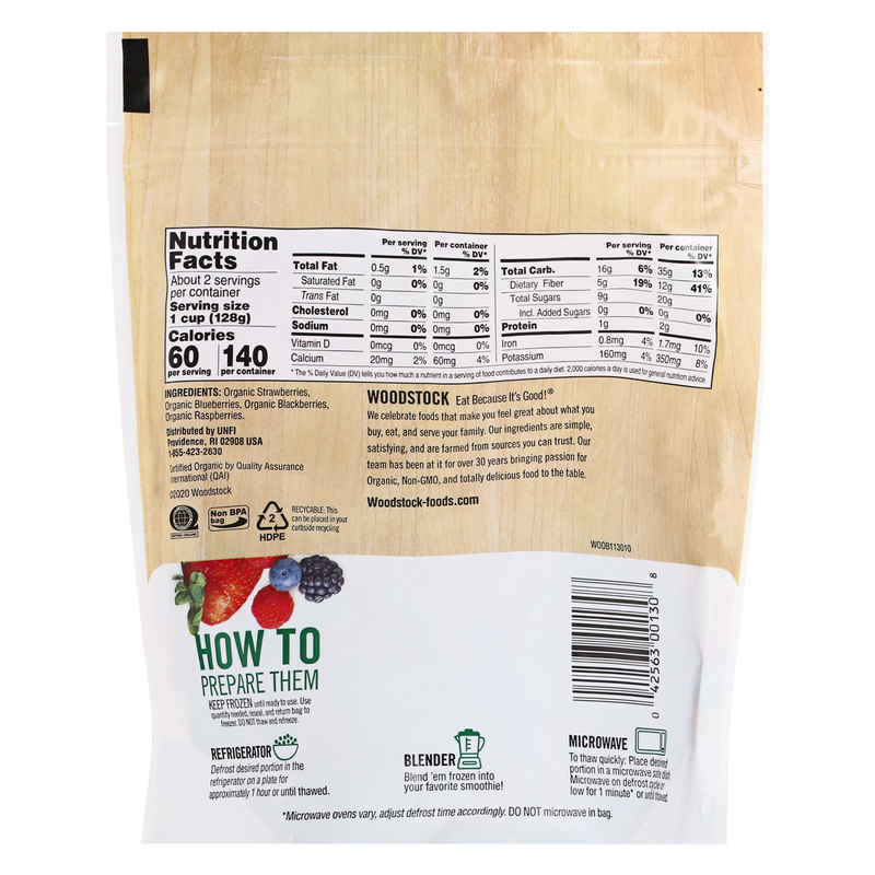 Woodstock Frozen Organic Mixed Berries 10oz : Grocery fast delivery by ...