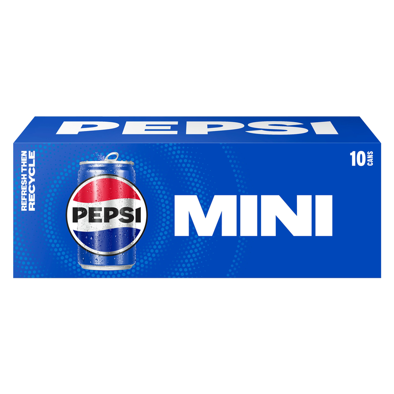 Pepsi Mini Cans 10pk 7.5oz
