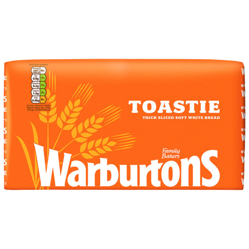 Warburtons Toastie White, 800g