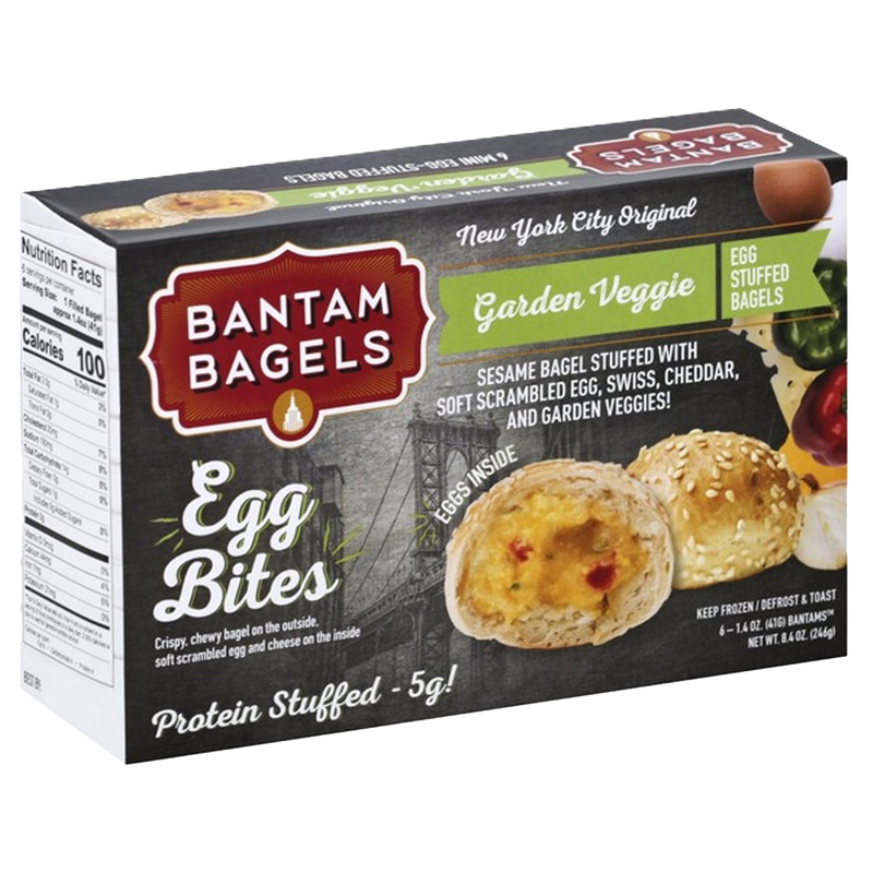 Bantam Bagels Sesame & Garden Veggie Egg Bites 6ct