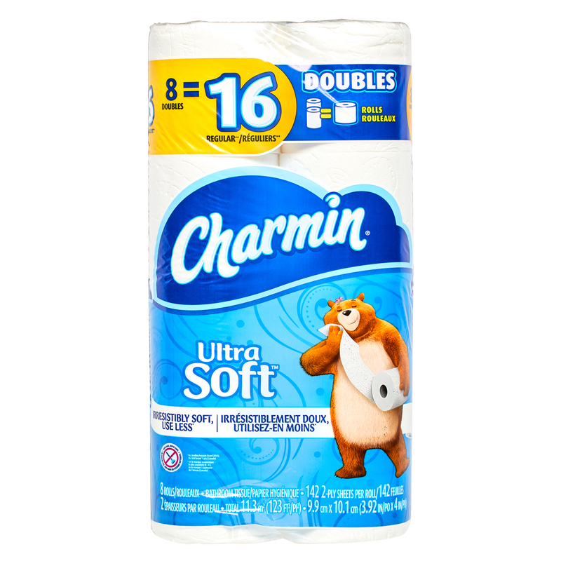 Charmin Ultra Soft Bath Tissue 8ct