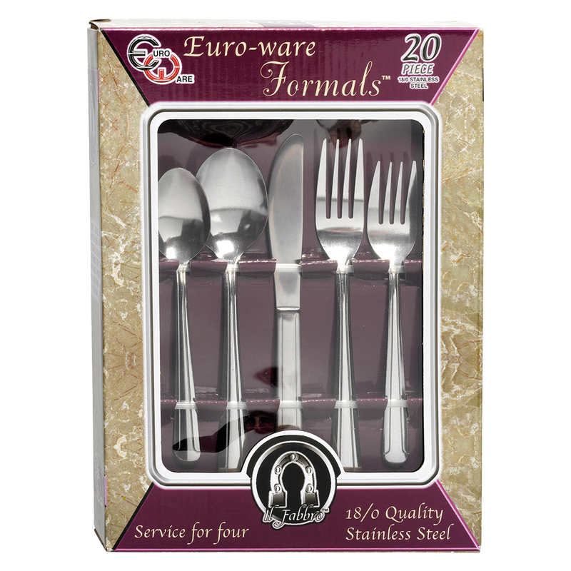 Euro-Home Stainless Steel Cutlery Set 20ct