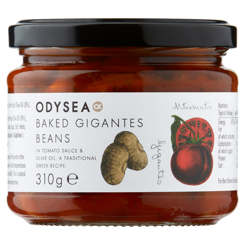 Odysea Baked Gigantes Beans in Tomato Sauce & Olive Oil, 310g