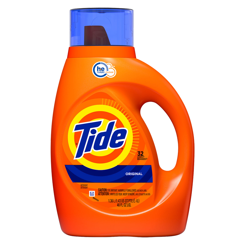 Tide Original High Efficiency Liquid Laundry Detergent 46oz