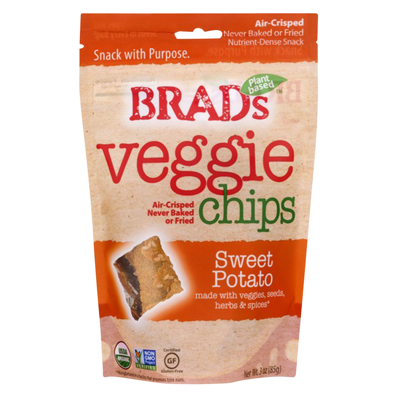 Brad's Plant Based Organic Sweet Potato Veggie Chips 3oz