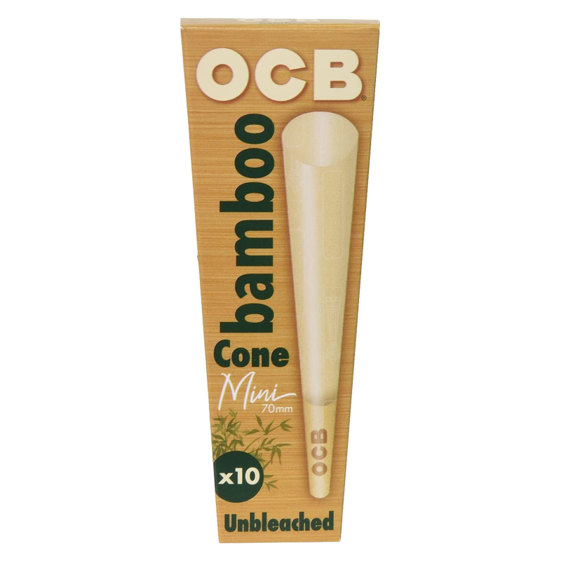 Ocb Bamboo Unbleached Mini Cone 1.25 10pk