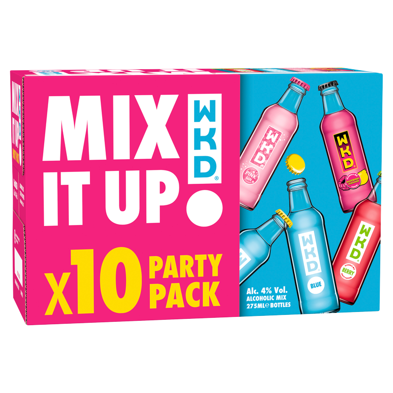 WKD Mixed Pack, 10 x 275ml