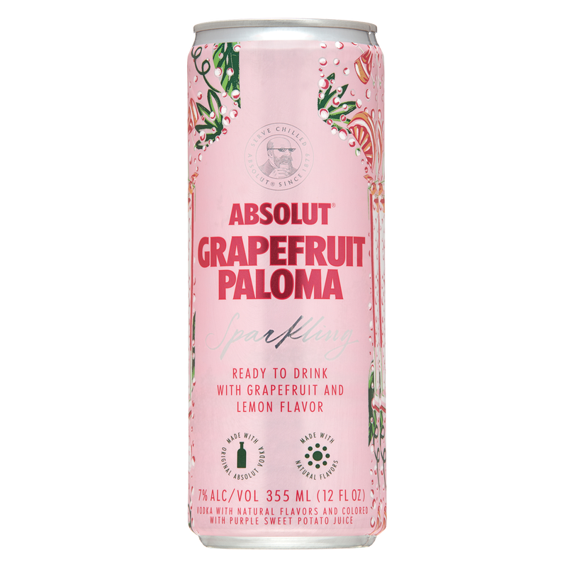 Absolut Grapefruit Paloma 4pk 12oz Cans 7.0 ABV Alcohol fast