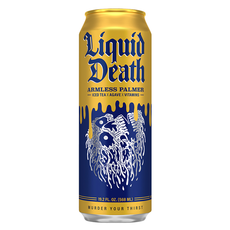 Liquid Death Iced Tea Armless Palmer 19.2 oz. Can
