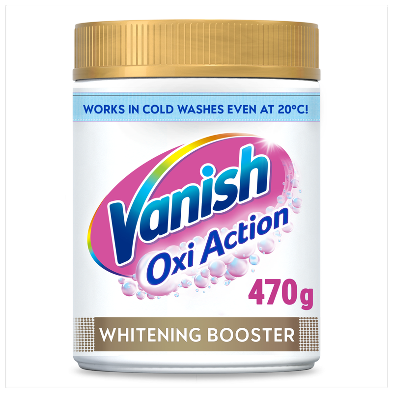Vanish Gold Oxi Action Stain Remover Powder Whites, 470g