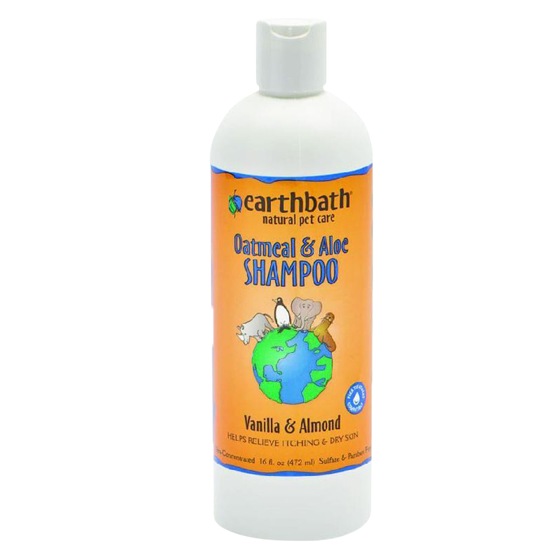 Earthbath Vanilla Almond Oatmeal & Aloe Pet Shampoo 16oz