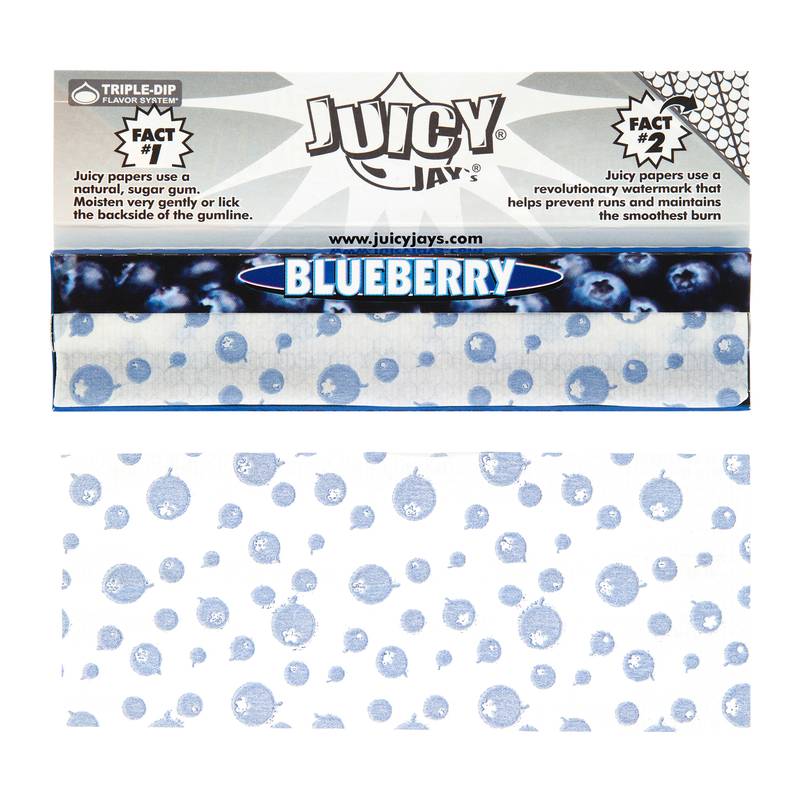 Juicy Jay's Blueberry Rolling Papers King Size Slim 32ct