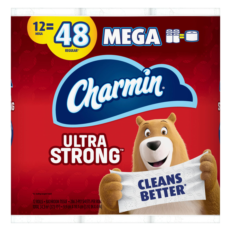Charmin Ultra Strong Mega Bath Tissue 12ct