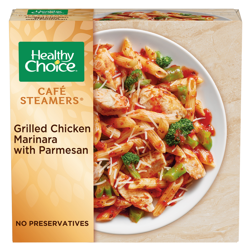 Healthy Choice Frozen Cafe Steamers Grilled Chicken Marinara Meal 9.5oz
