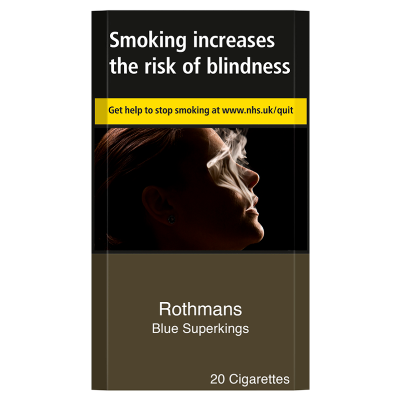 Rothmans Blue Superkings Cigarettes, 20pcs