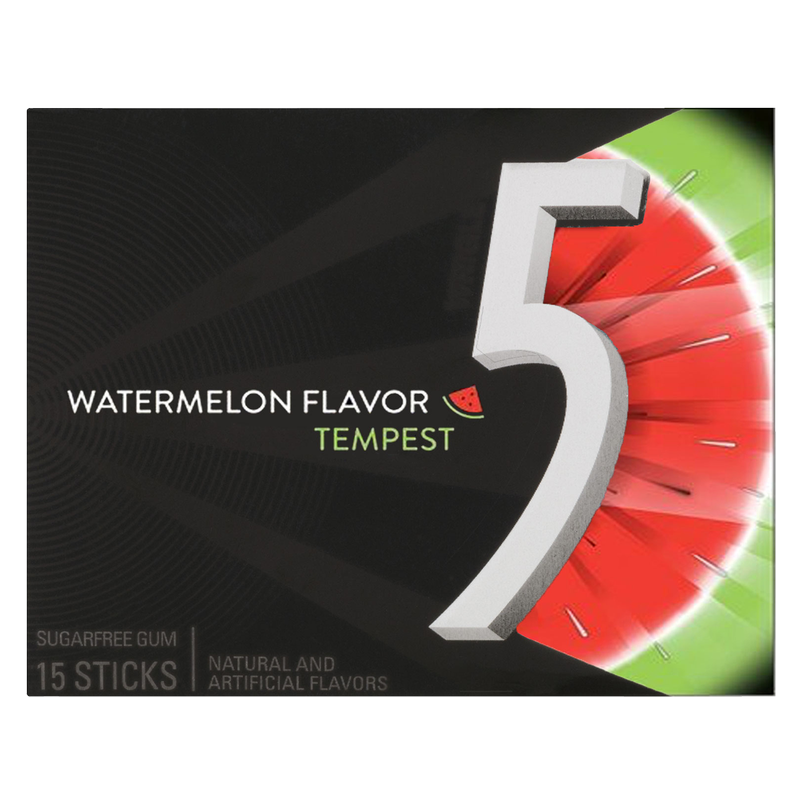 5 Gum Watermelon 15ct