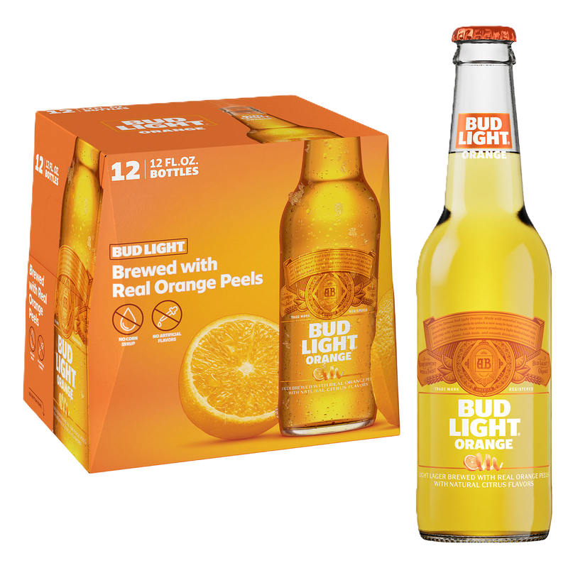 Bud Light Orange 12pk 12oz Btl 4.2% ABV