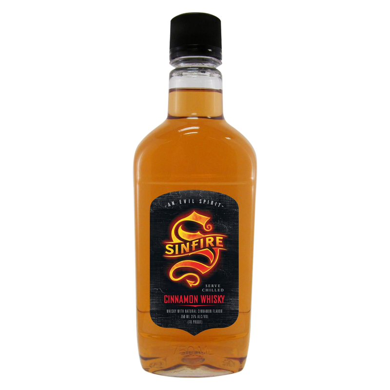 Sinfire Cinnamon Whiskey Plastic 750ml