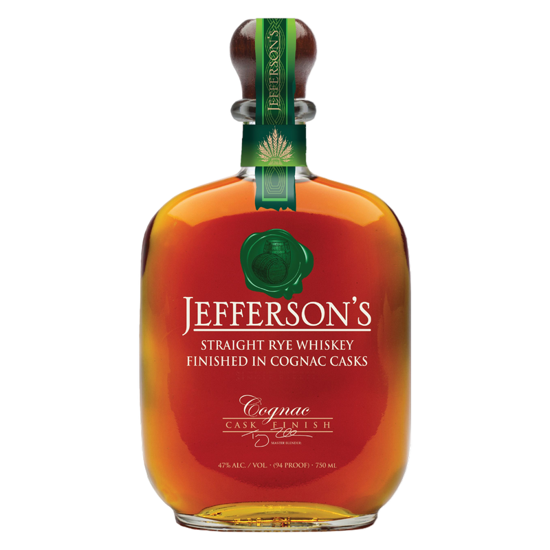 Jefferson's Rye Whiskey Cognac Cask (750 Ml)