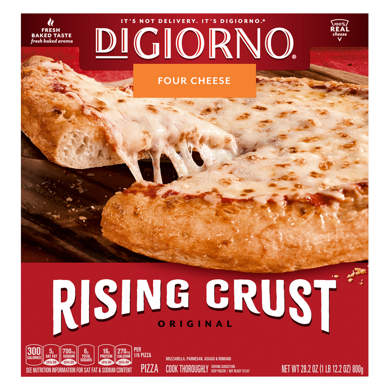 DiGiorno Frozen Original Rising Crust Four Cheese Pizza 12in 28.2oz