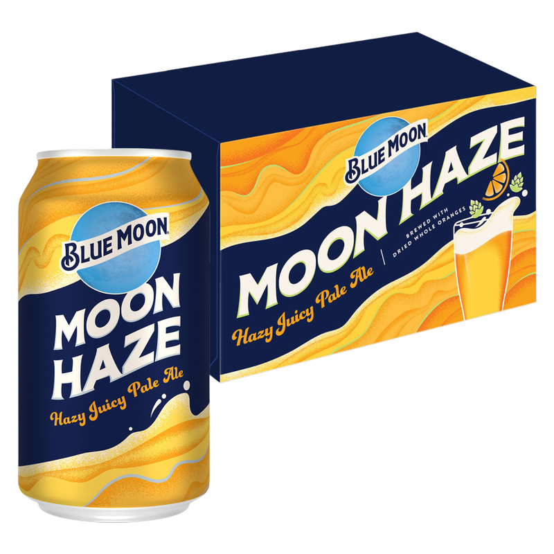 Blue Moon Moon Haze Pale Ale 6pk 12oz Can 5.7 ABV Alcohol fast