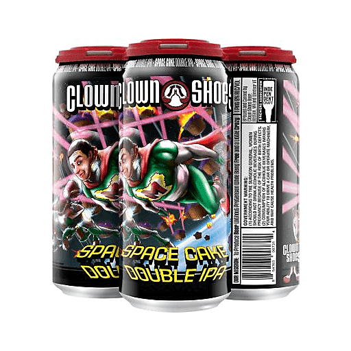 Clown Shoes Space Cake Double IPA 4pk 16oz Can