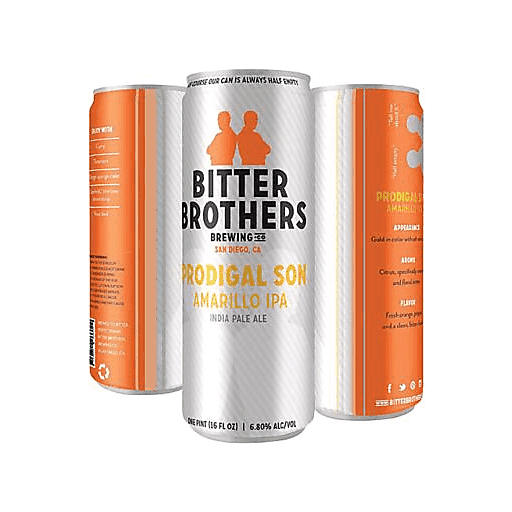 Bitter Brothers Brewing Prodigal Son Amarillo IPA 4pk 16oz Can