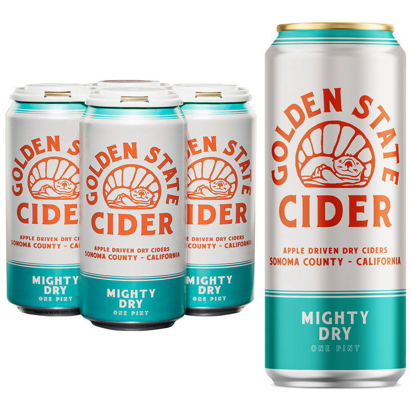 Golden State Cider Mighty Dry 4pk 16oz Can 6.3% ABV