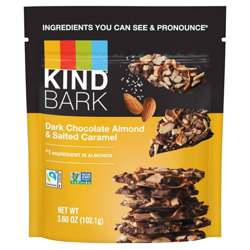 Kind Dark Chocolate Almond Sea Salt & Caramel Bark 3.6oz