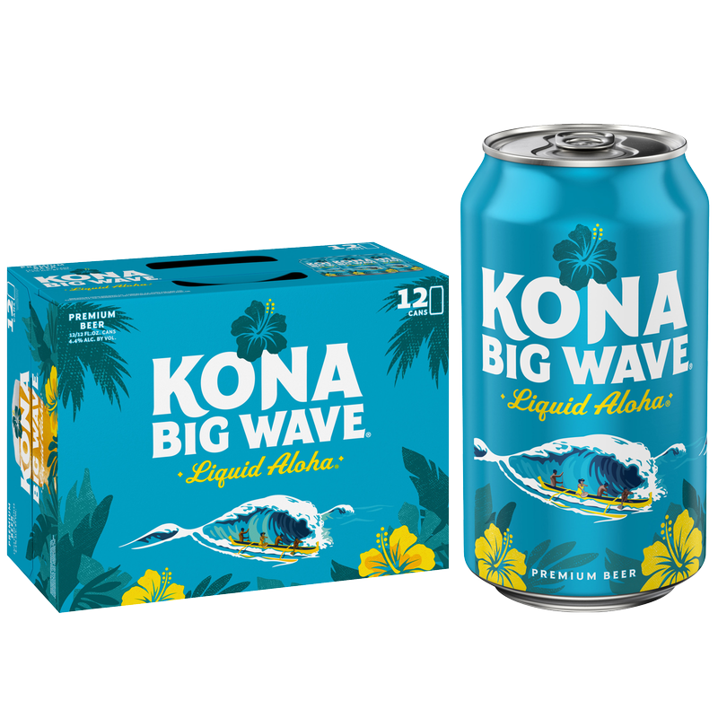 Kona Big Wave Premium Beer 12pk 12oz Cans 4.4% ABV