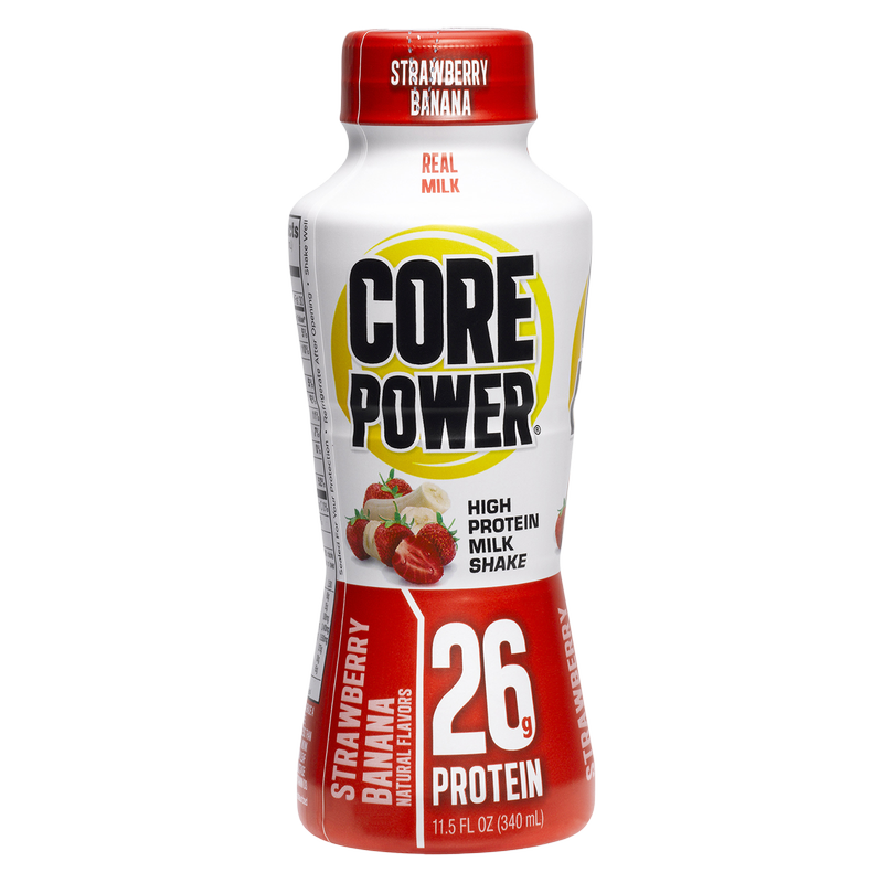 Core Power Strawberry Banana Protein Milkshake 11.5oz