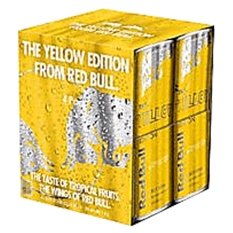 Red Bull Yellow Edition, Tropical Energy Drink 4pk 8.4oz