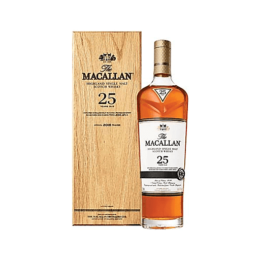 The Macallan 25 Years Old Sherry Oak Highland Single Malt Scotch Whisky 750ml