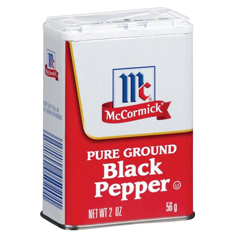 McCormick Pure Ground Black Pepper 2oz