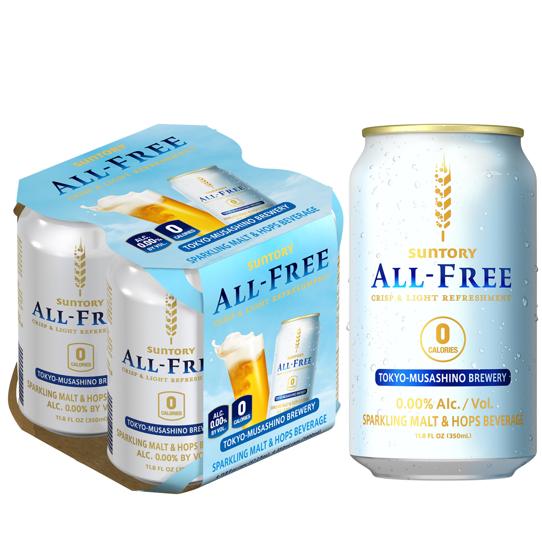 Suntory All-Free Non-Alcoholic 4 Pack 300Ml Can